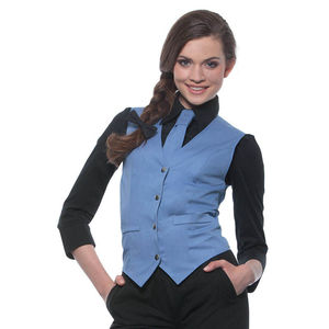 Huly | Gilet publicitaire pour femme Gris Bleu