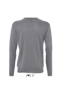 Galaxy | Pull publicitaire pour homme Gris Moyen 2