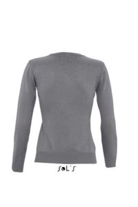 Galaxy | Pull personnalisé pour femme Gris Moyen 2