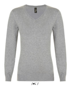 Glory | Pull personnalisé pour femme Gris mélangé
