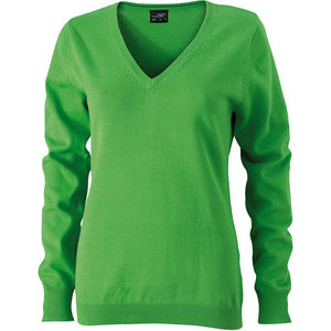 Kajy | Pull publicitaire pour femme Vert