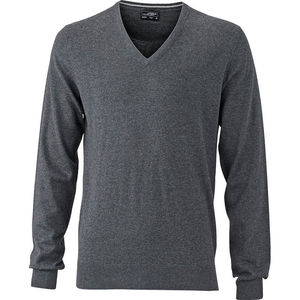 Synny | Pull personnalisé pour homme Anthracite Mélangé 2