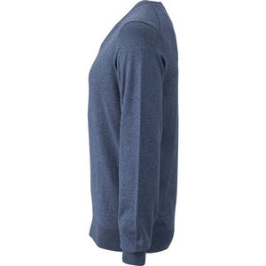 Synny | Pull personnalisé pour homme Denim chiné 3