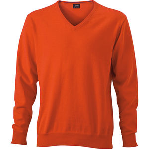 Toolloo | Pull personnalisé pour homme Orange Foncé