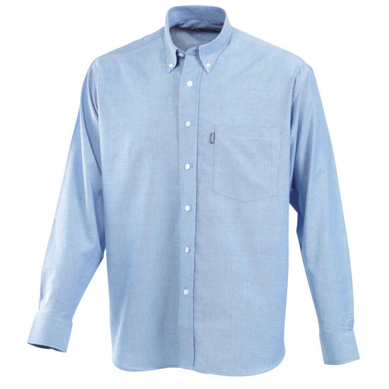 chemise personnalisées Bleu Rivière