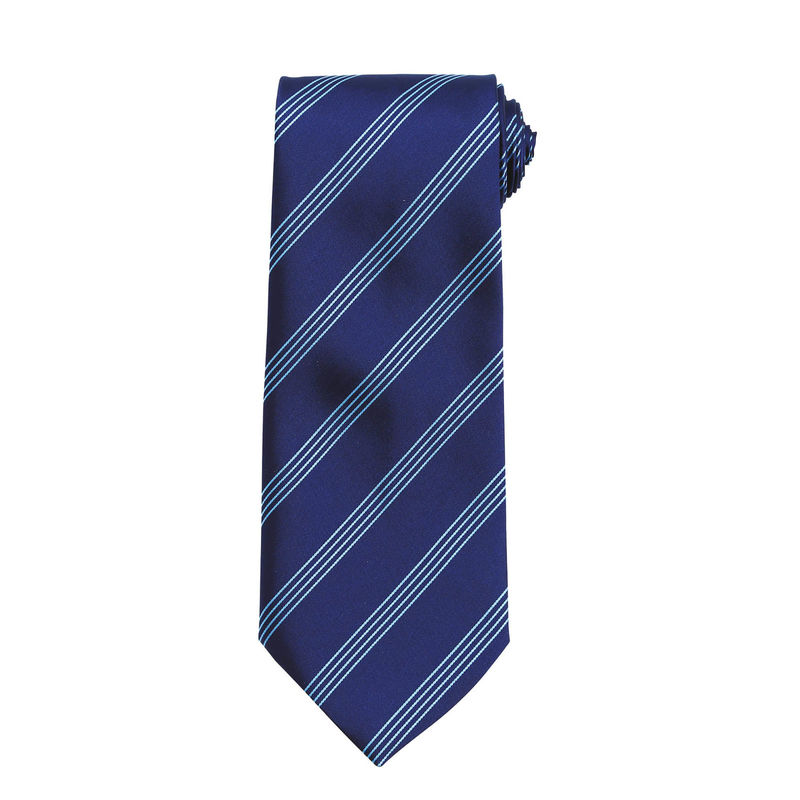 Four Stripe | Cravate publicitaire Marine Bleu
