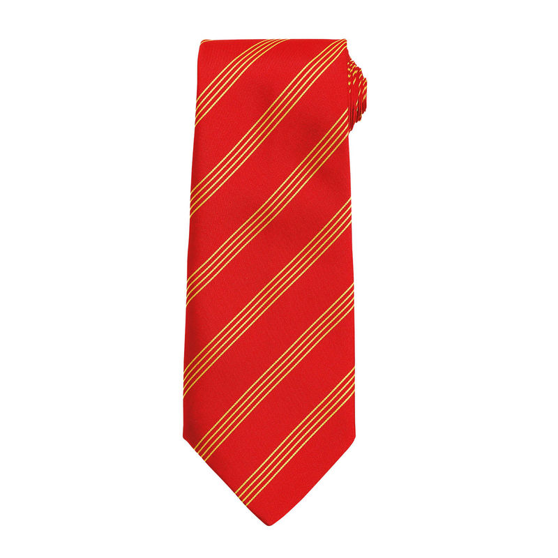 Four Stripe | Cravate publicitaire Rouge Or