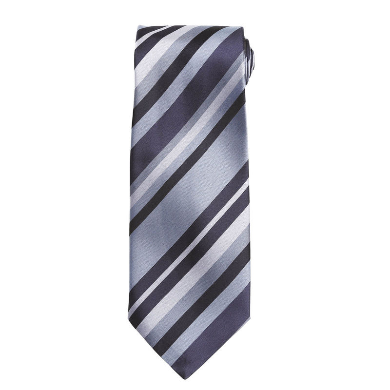 Multi Stripe | Cravate publicitaire Gris