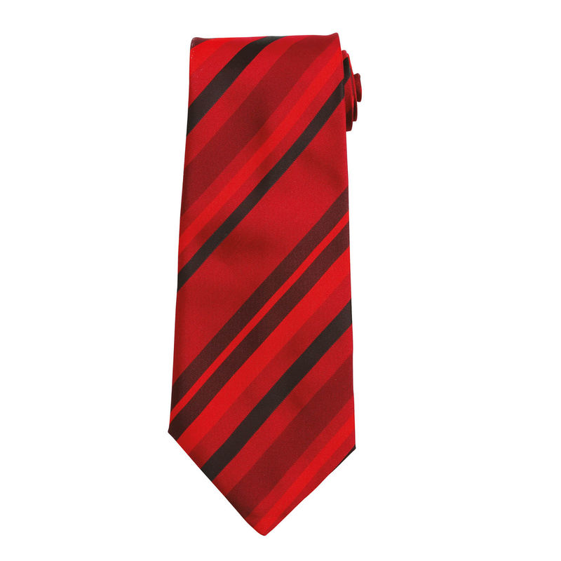 Multi Stripe | Cravate publicitaire Rouge