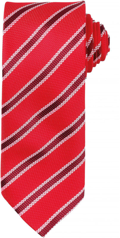 Waffle | Cravate personnalisée Rouge Bordeaux