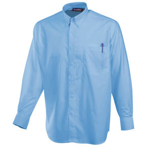 chemise flocage Bleu ciel