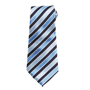 Candy Stripe | Cravate publicitaire Marine Bleu