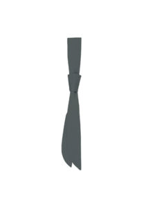 Hiho | Cravate publicitaire Anthracite 1