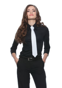 Necktie | Cravate publicitaire Blanc 1